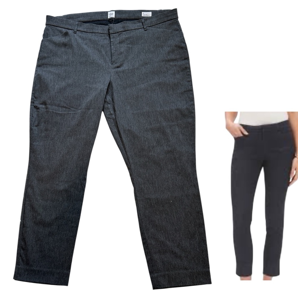 GAP Lightweight Signature Skinny Ankle Women’s Pants Grey Size 20